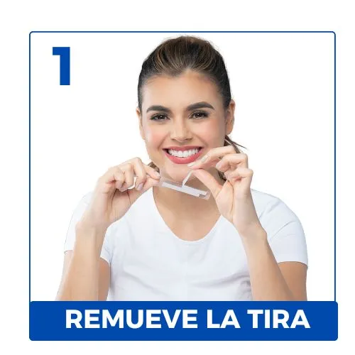 Remueve la tira Cosmodent